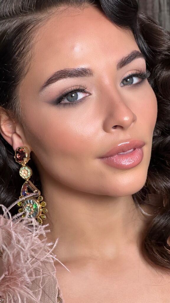 glass skin bridal makeup