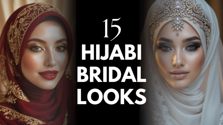 15 Gorgeous Hijabi Bridal Styles