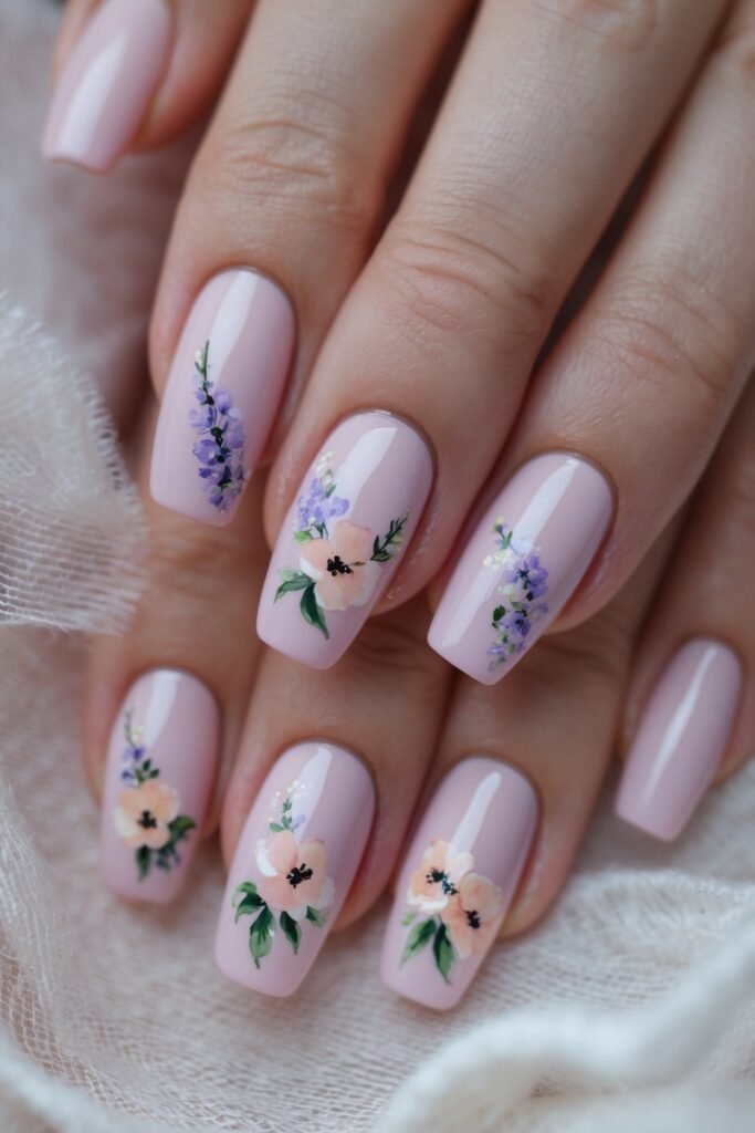 Floral Nails