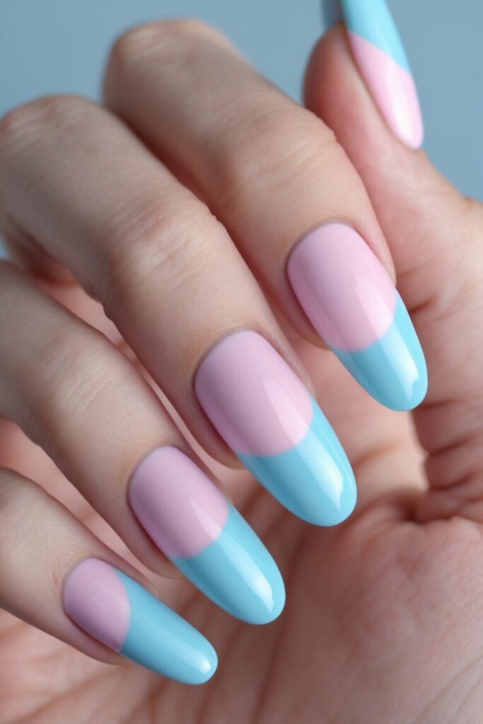 French Tip With Twist