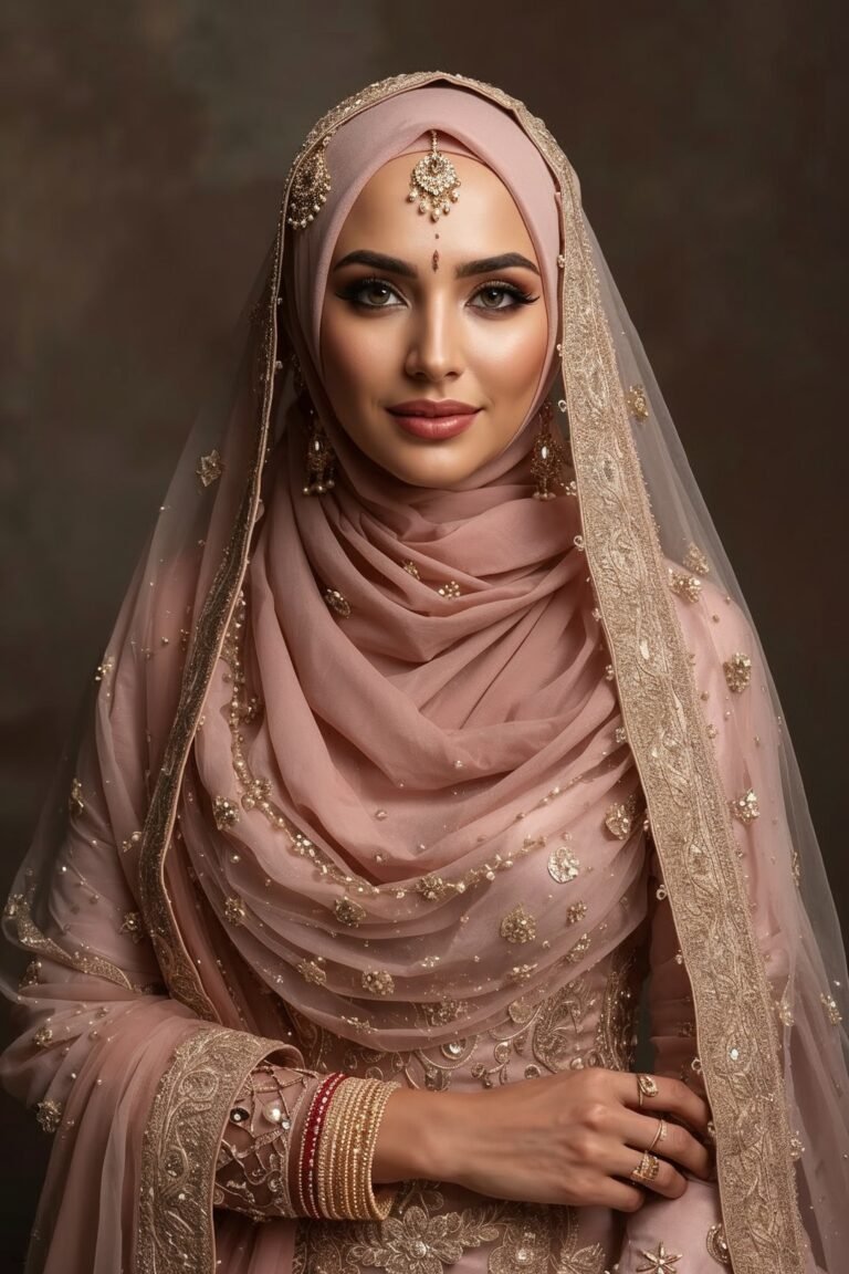 Stunning Hijab Bridal Styles