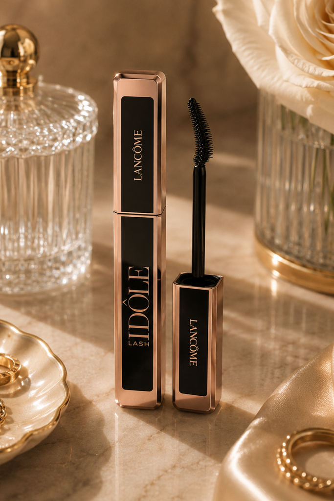 Fluttery bridal lashes with clump-free mascara