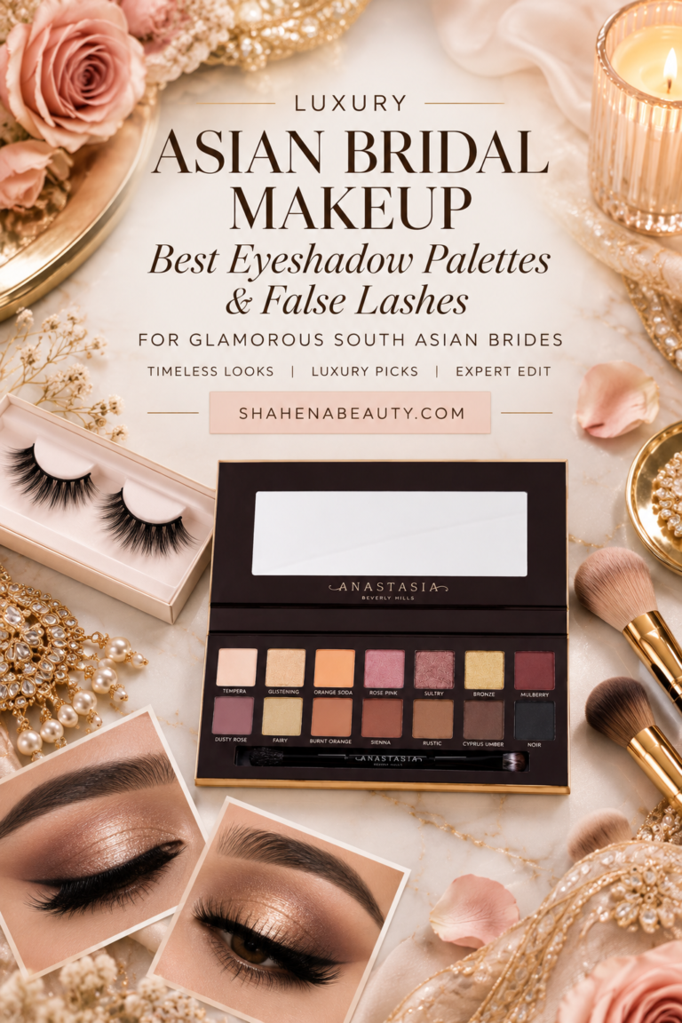Eye Drama: Eyeshadow Palettes & False Lashes for South Asian Bridal Makeup