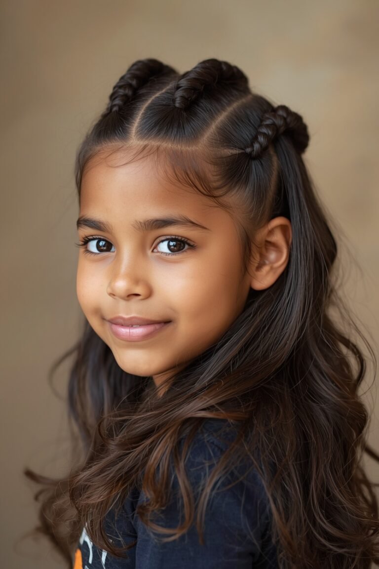 Back to School Hairstyles for Kids: 16 Easy Styles for Mixed Hair Types (South Asian & Caucasian)